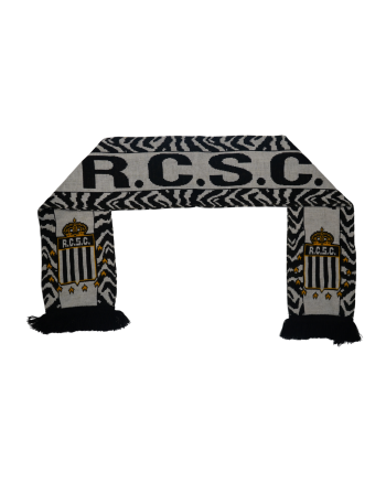 Echarpe Rayée Blanche et...